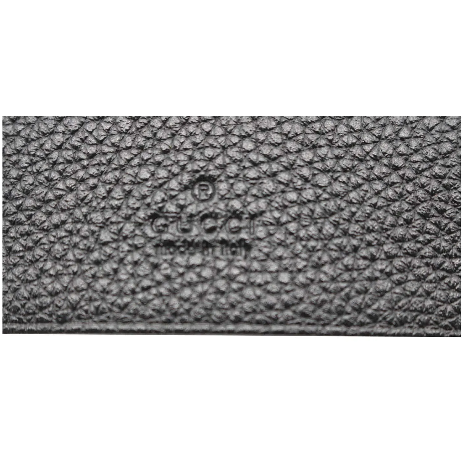 GUCCI Zumi Mini Grainy Leather Chain Wallet Black 570660 - 10% OFF
