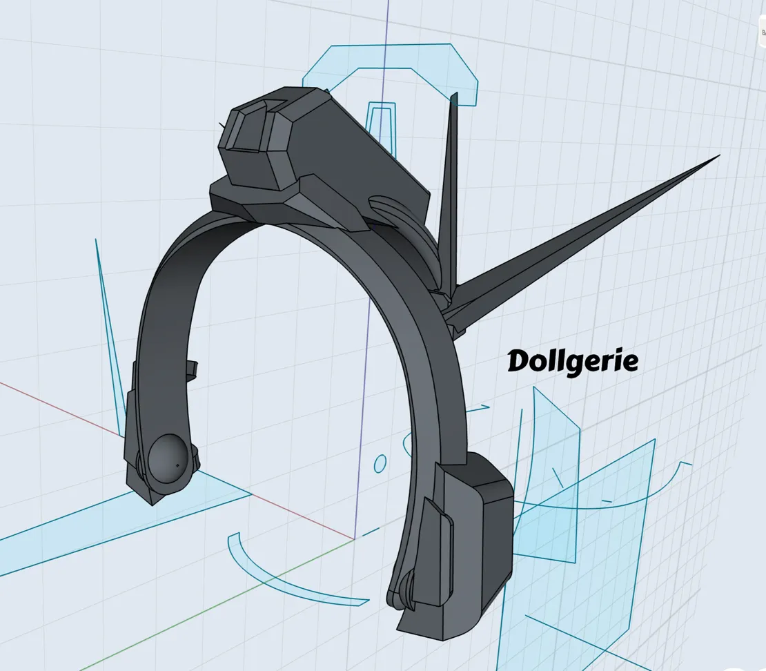 Gundam Style Hairband for SmartDoll & DD
