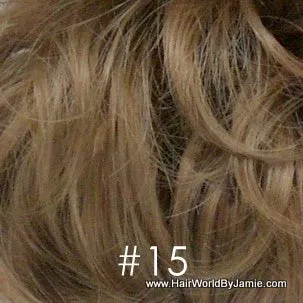 Hair Scrunchie w/Tiny Braids - Braided Scrunchie on Elastic Band
