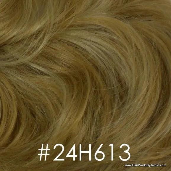 Hair Scrunchie w/Tiny Braids - Braided Scrunchie on Elastic Band