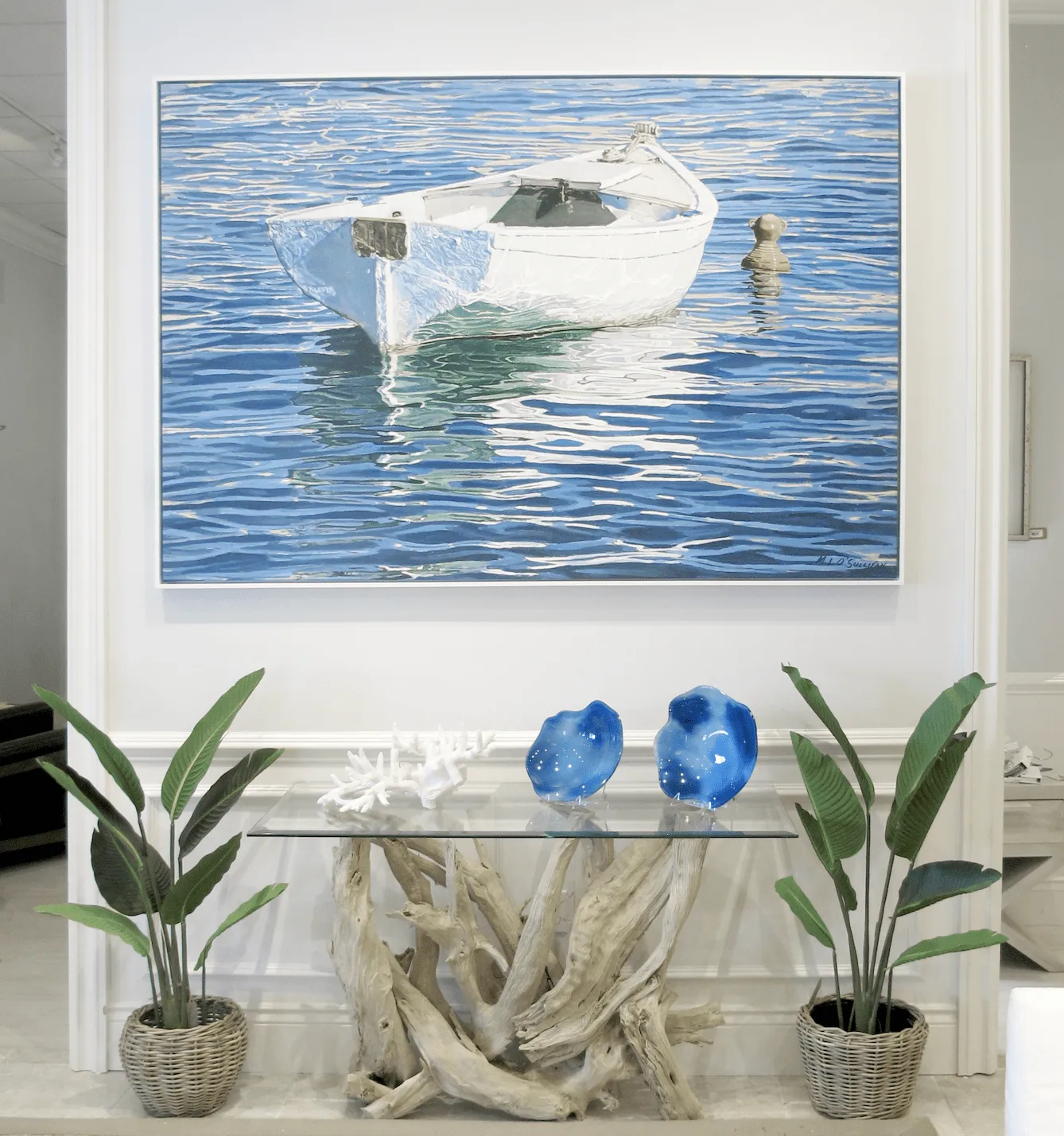 Hampton Driftwood Console Base - Several Sizes