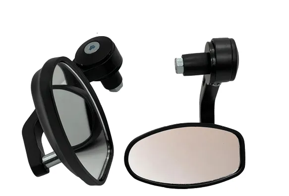 Handlebar End Oval Side Mirror