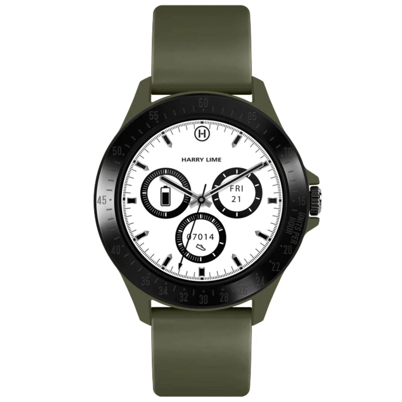 Harry Lime Smart Watch - Khaki Black