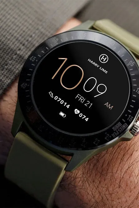Harry Lime Smart Watch - Khaki Black