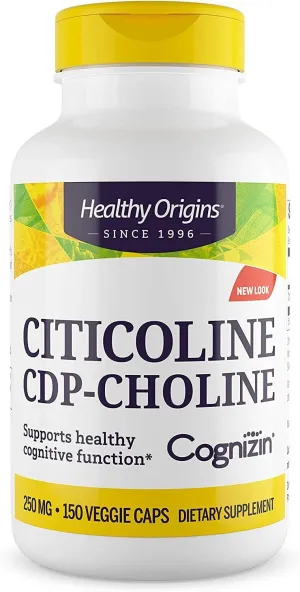 Healthy Origins Cognizin Citicoline, 250mg – 150 Veg Capsules