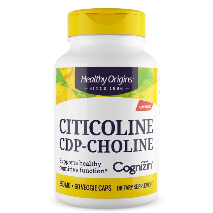 Healthy Origins Cognizin Citicoline, 250mg – 60 Veg Capsules