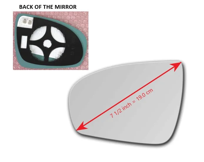 Heated Left Driver Side Mirror glass for Mercedes-Benz CLS550 2009 - 2011