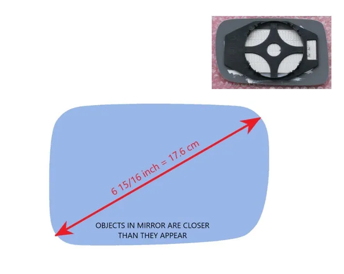 Heated Mirror Glass for BMW 325CI 2001 - 2006