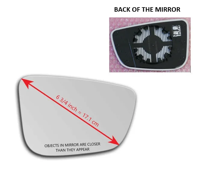 Heated Mirror Glass Similar to OEM for BMW 740I XDRIVE 2017 - 2022