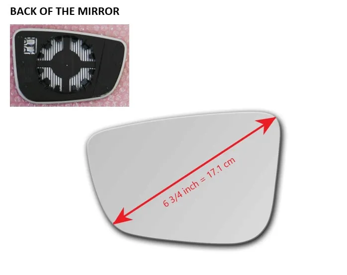 Heated Mirror Glass Similar to OEM for BMW 740I XDRIVE 2017 - 2022