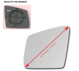 Heated Mirror Glass Similar to OEM for Mercedes-Benz ML250 2015