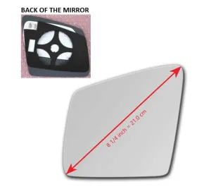 Heated Mirror Glass With Plastic Backing Plate Attached for Mercedes-Benz GLS450 2017 - 2019