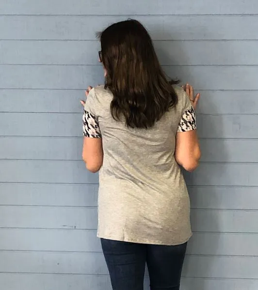 Heather Gray Top
