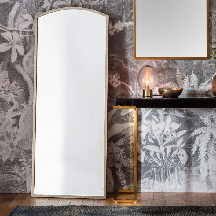 HEATHFIELD Large Silver Arched Mirror