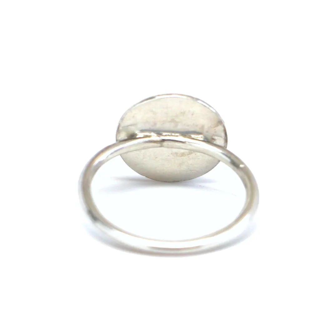 Hematite Burst Ring - Size 7