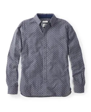 Herringbone Shirt Grey