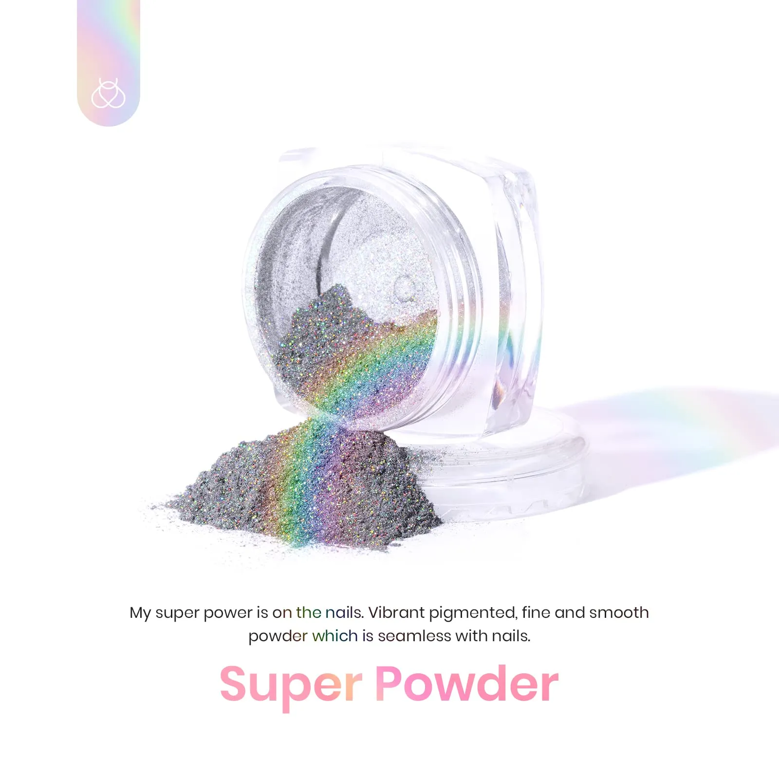 Holographic Effect - Chrome Nail Powder