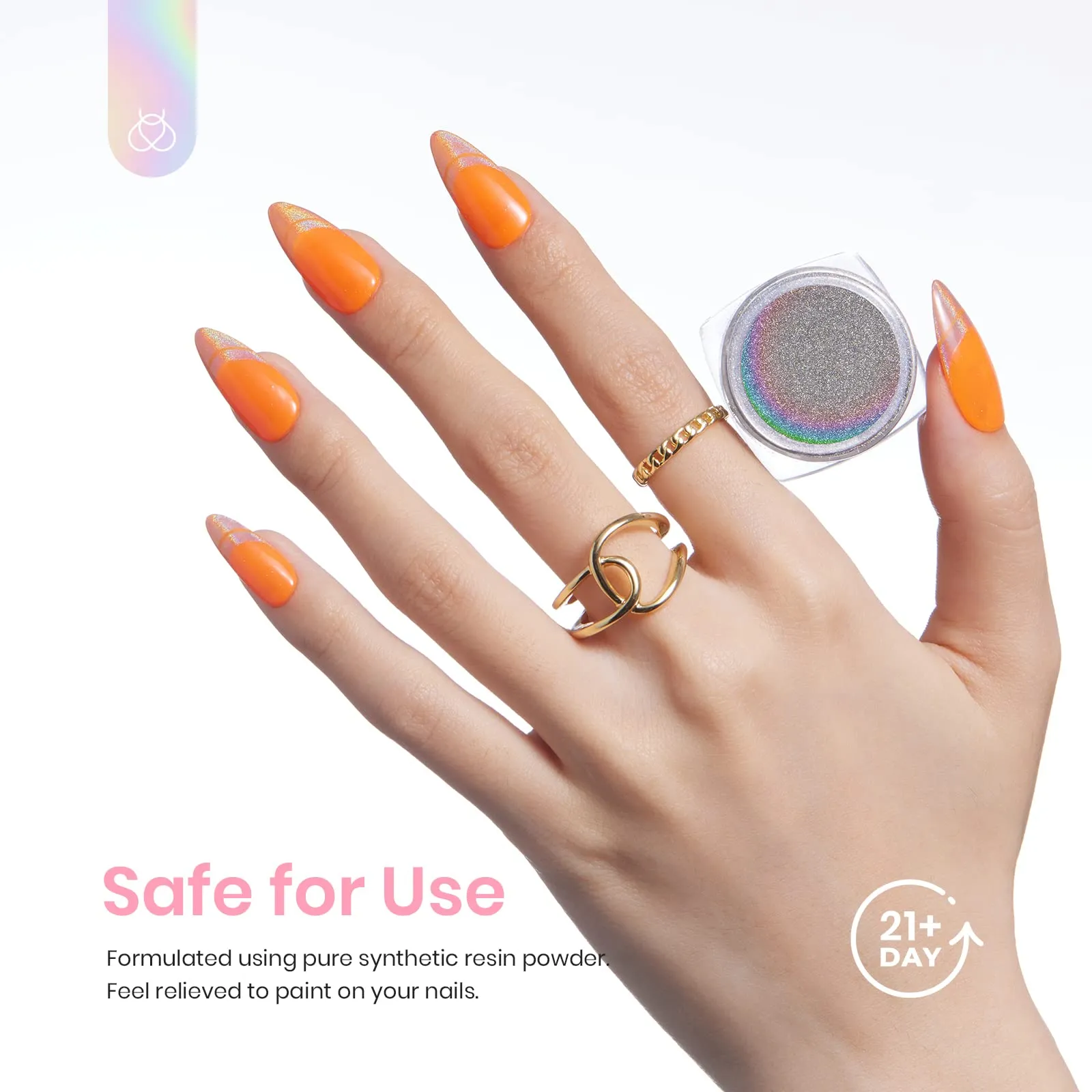 Holographic Effect - Chrome Nail Powder