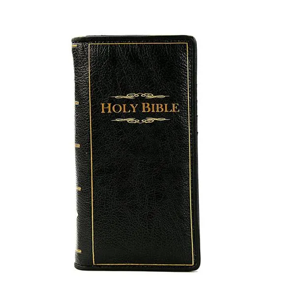 Holy Bible Wallet - Black