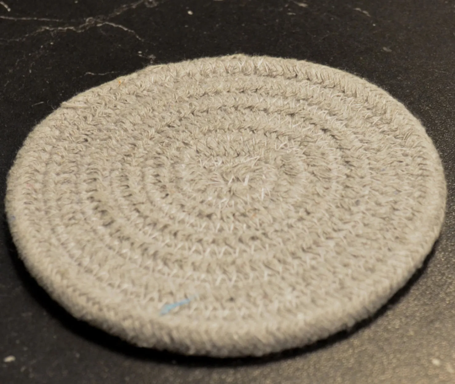 Homlly Modern Braided Round Table Coasters (4pcs)
