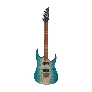 Ibanez RG421PB-CHF Electric Guitar, Caribbean Shoreline Flat