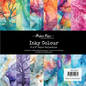 Inky Colour 6x6 Paper Pack 31896 Paper Rose