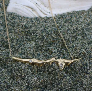 INUNDATION Gold and Diamond Necklace