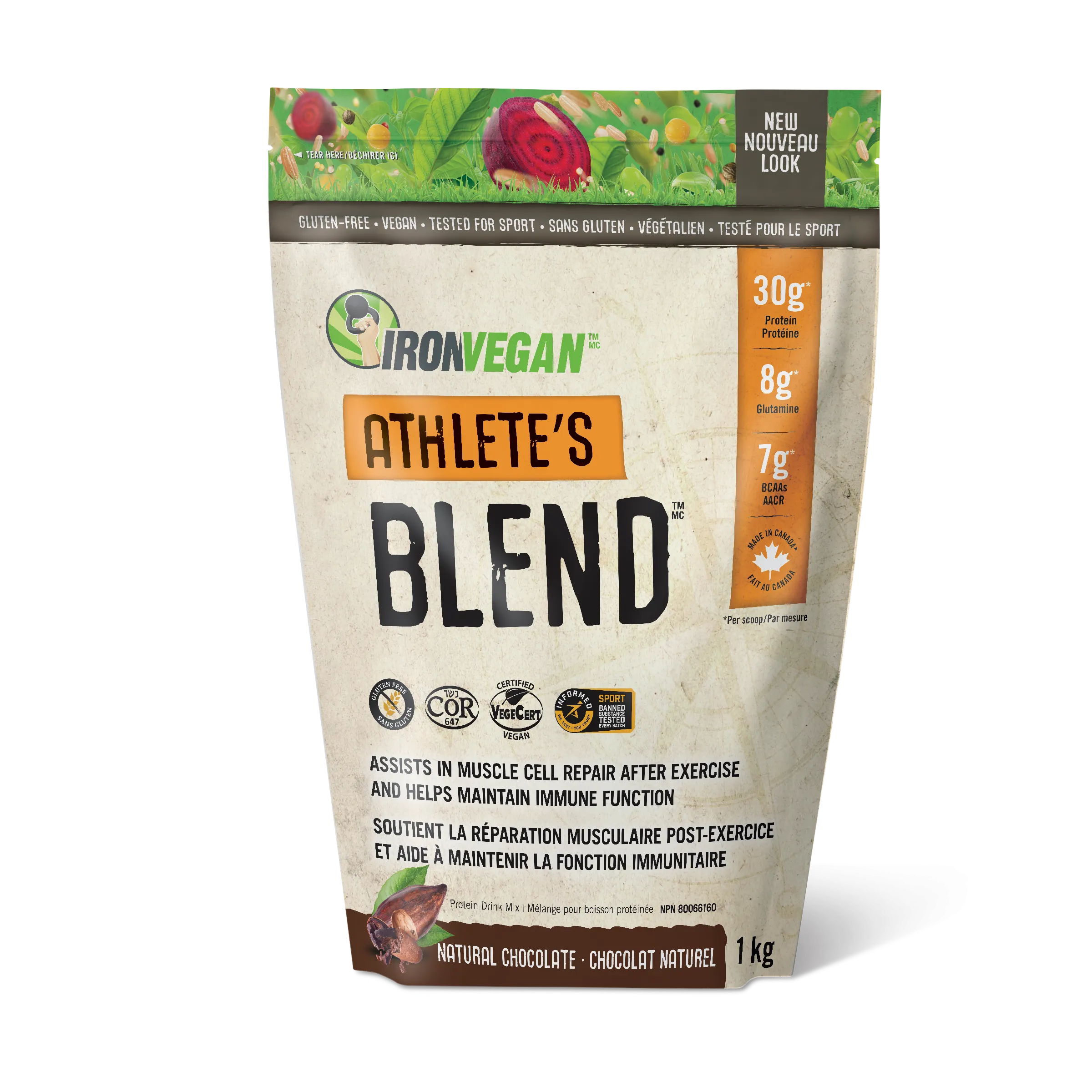 Iron Vegan Athlete’s Blend Chocolate 1kg