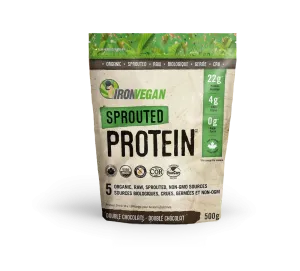 Iron Vegan Sprouted Protein - Double Chocolate