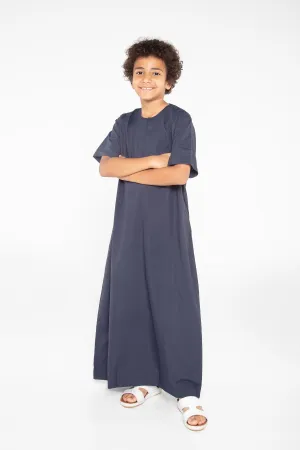 J110 Boys Cyan Short Sleeve