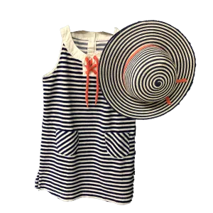 Janie & Jack - 2Mcx Robe Ratine   Chapeau 5a