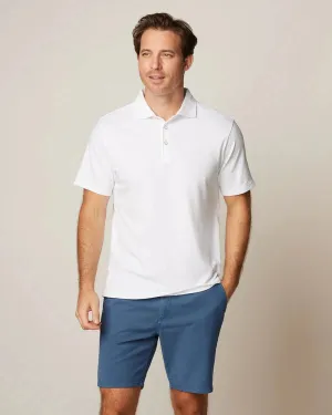 Johnnie O - Shoreline Cotton Pique Polo - White