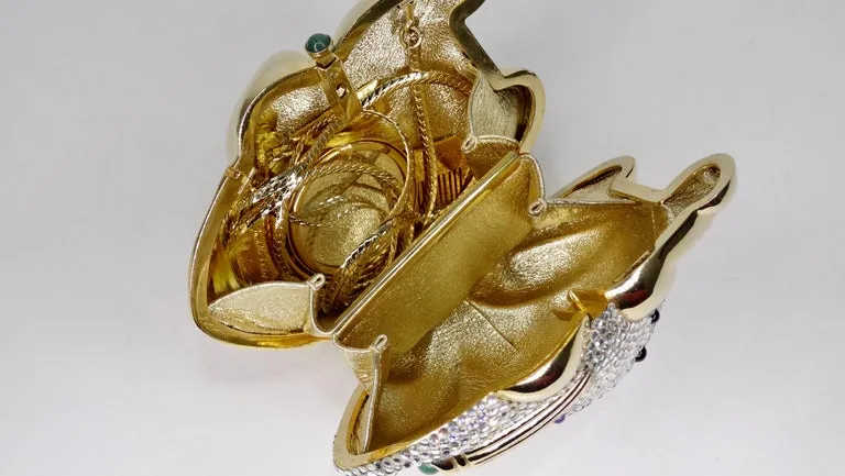 Judith Leiber 1984 Bullfrog Miniaudiere