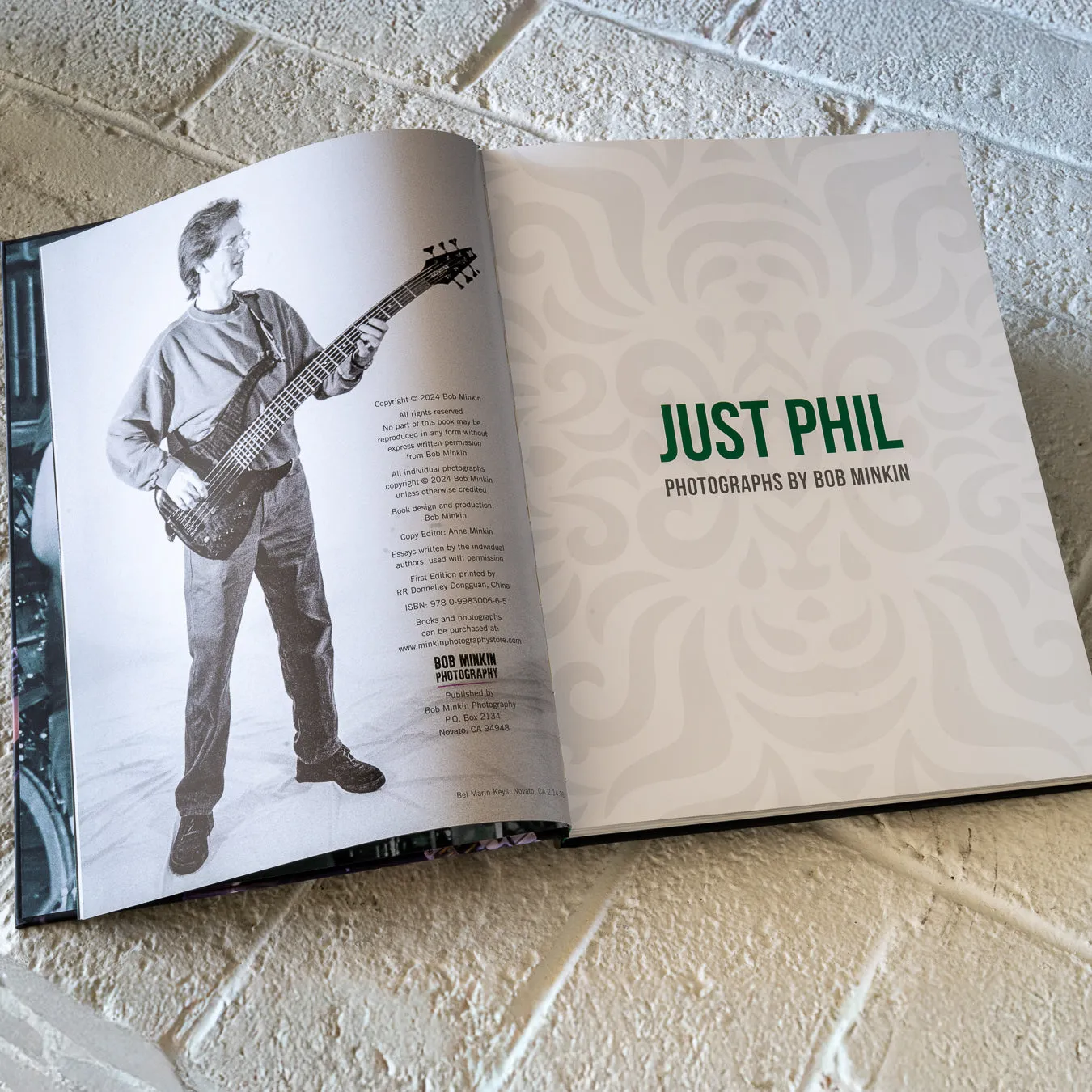 Just Phil - Phil Lesh Photography Book by Bob Minkin