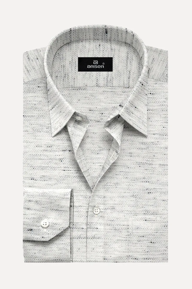 Kashmir - Light Black Formal Shirts for Men | Ariser