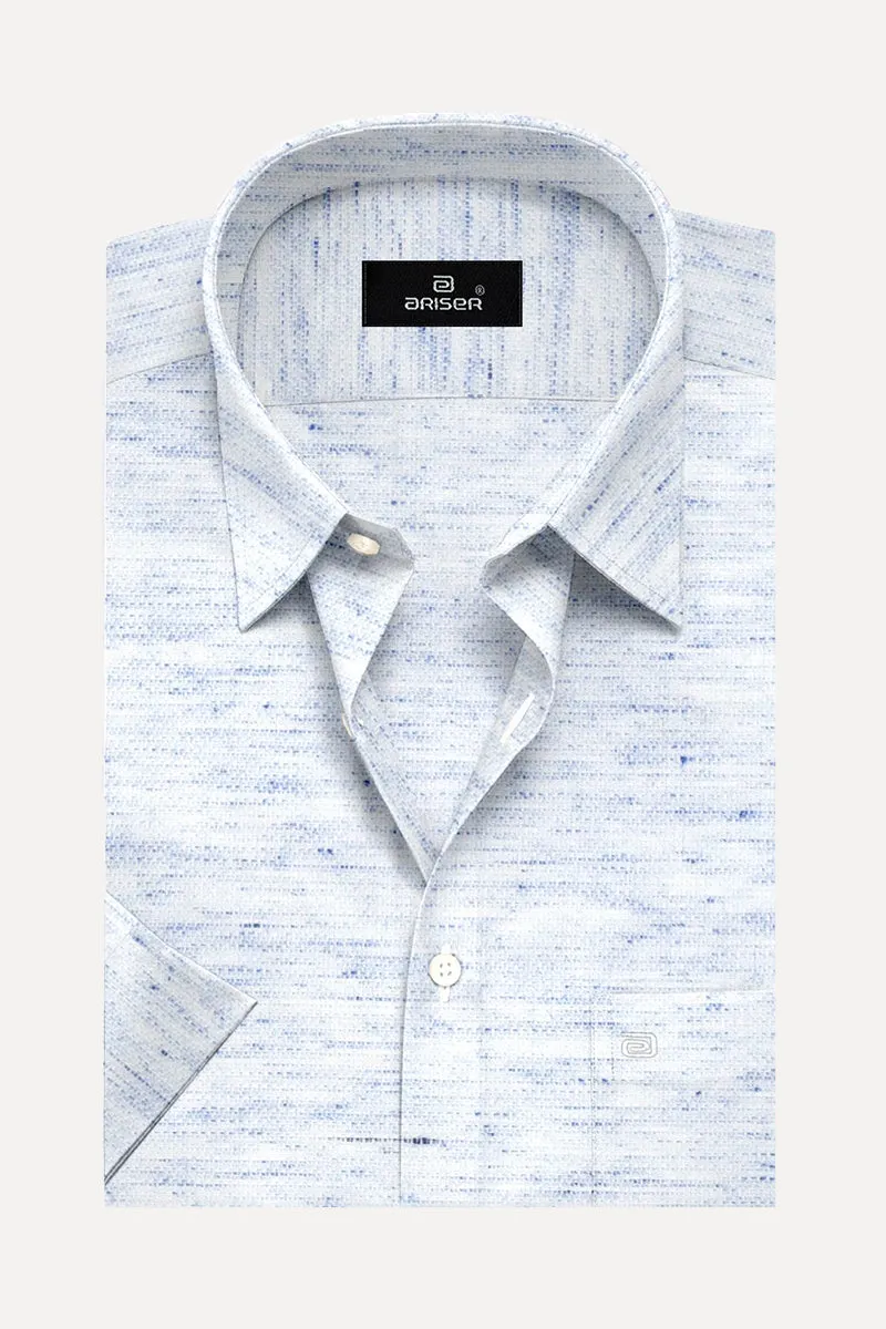 Kashmir - Light Blue Formal Shirts for Men | Ariser
