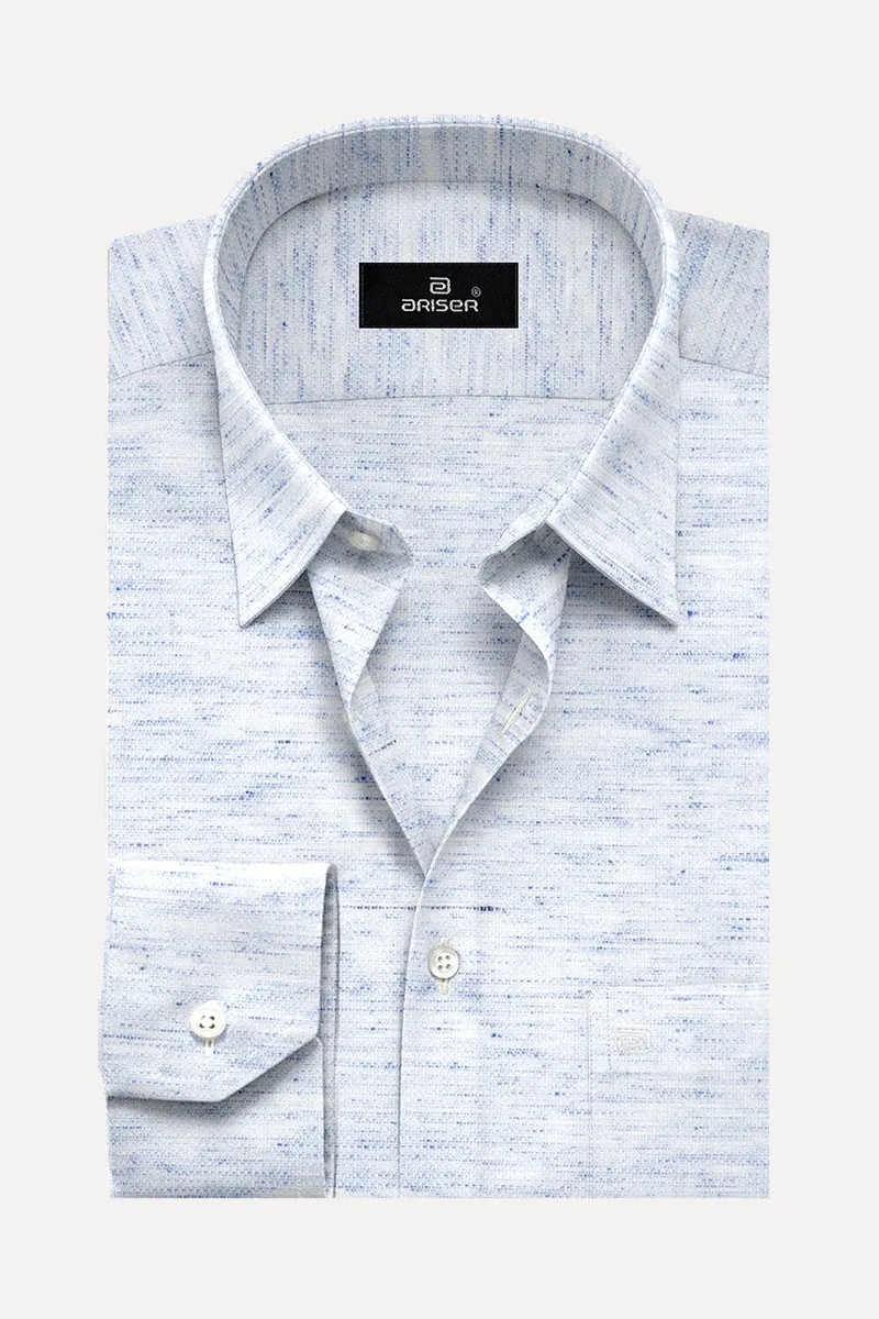 Kashmir - Light Blue Formal Shirts for Men | Ariser