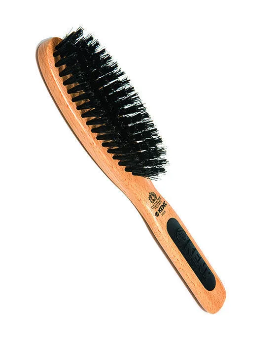 Kent Natural Shine Brush, Oval Head, Pure Bristle