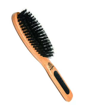 Kent Natural Shine Brush, Oval Head, Pure Bristle
