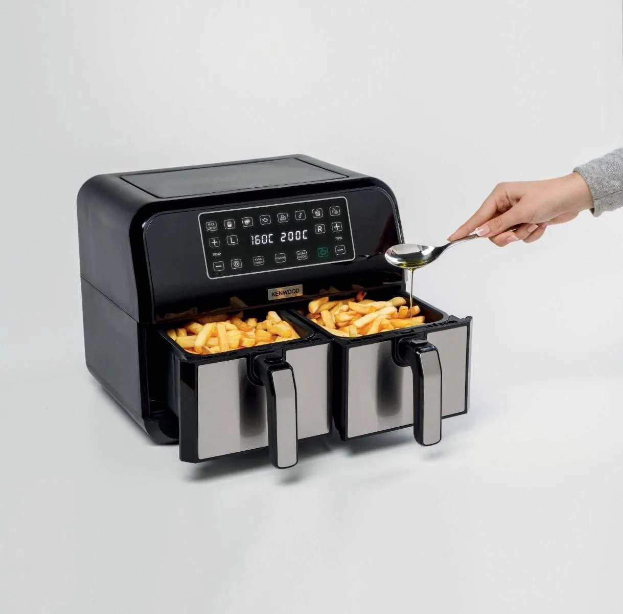 Kenwood Dual Air Fryer 8 Litre HFM75.000MB