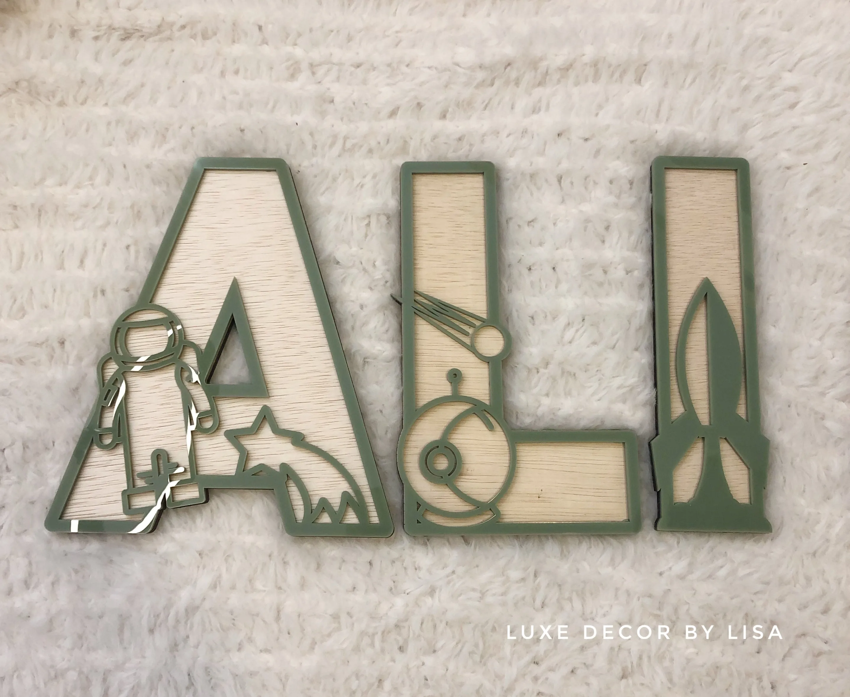 Kids Space 3D Letters