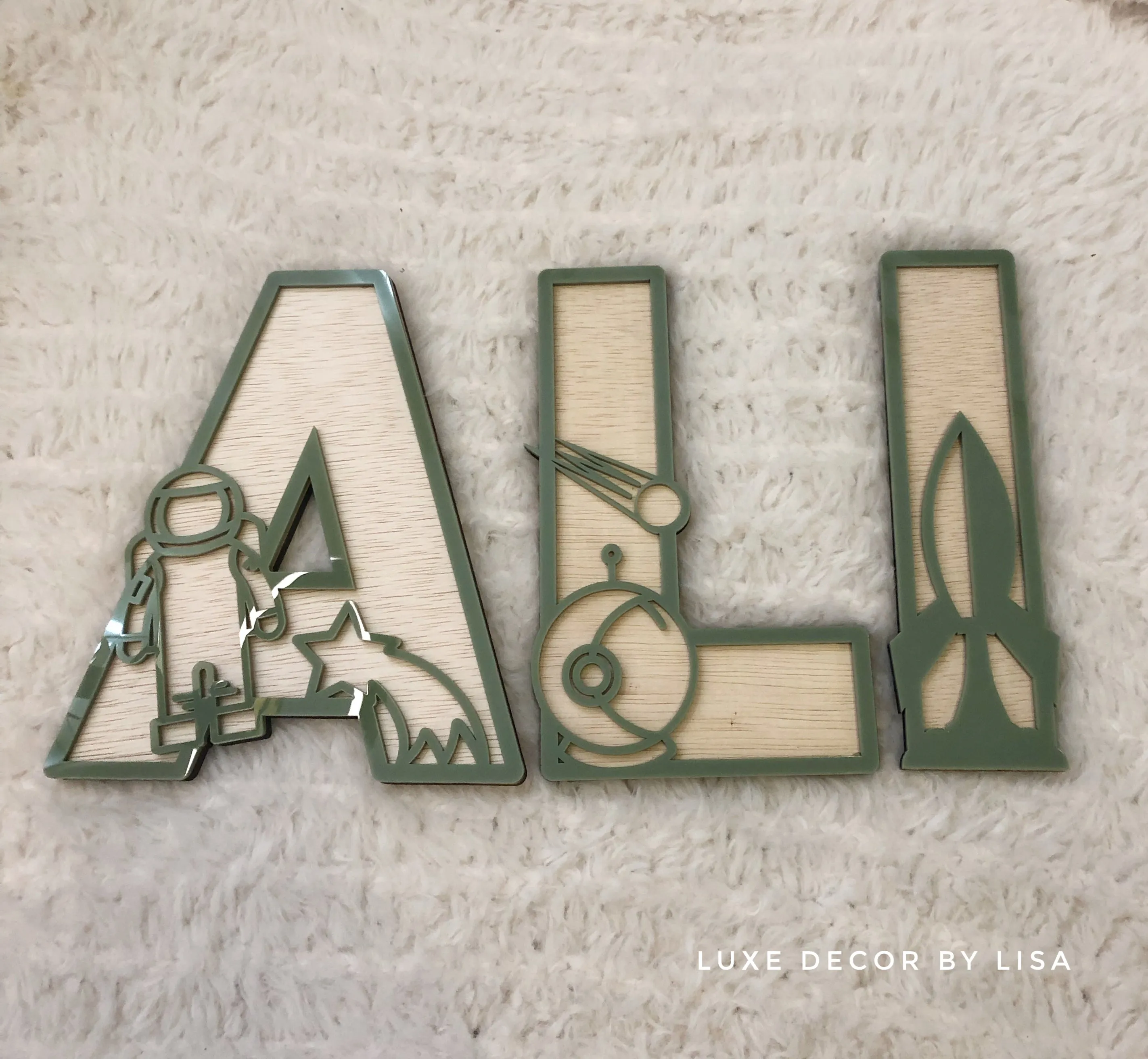 Kids Space 3D Letters
