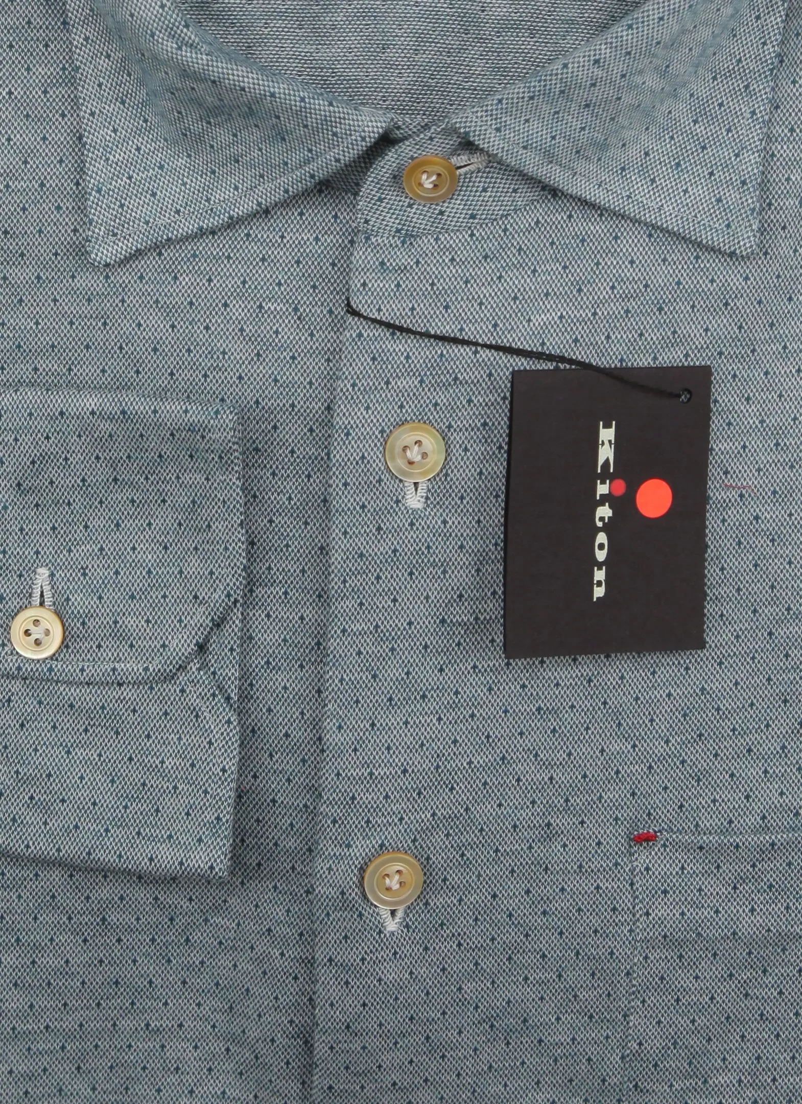 Kiton Green Shirt - Slim