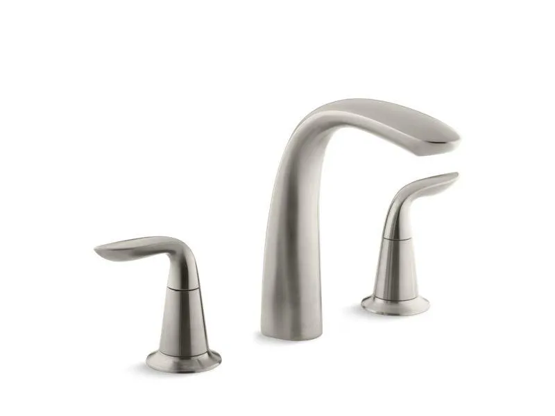 KOHLER K-T5323-4 Refinia Bath faucet trim for high-flow valve with lever handles , valve not included