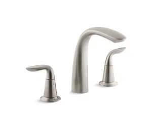 KOHLER K-T5323-4 Refinia Bath faucet trim for high-flow valve with lever handles , valve not included