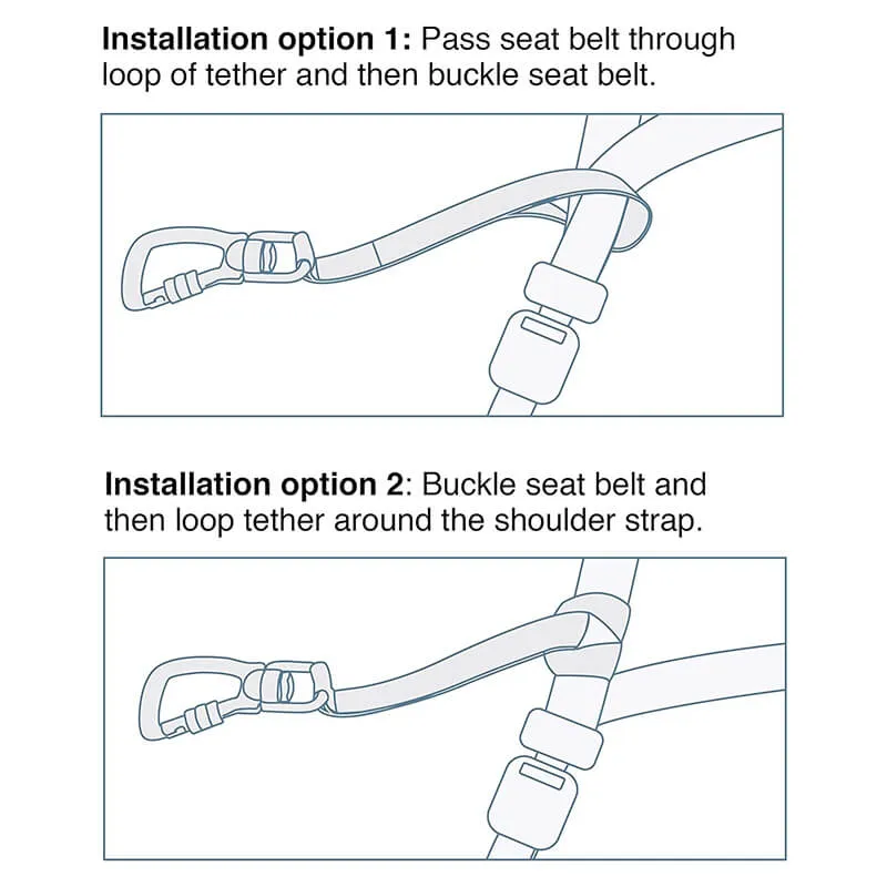 Kurgo Swivel Seat Belt Tether