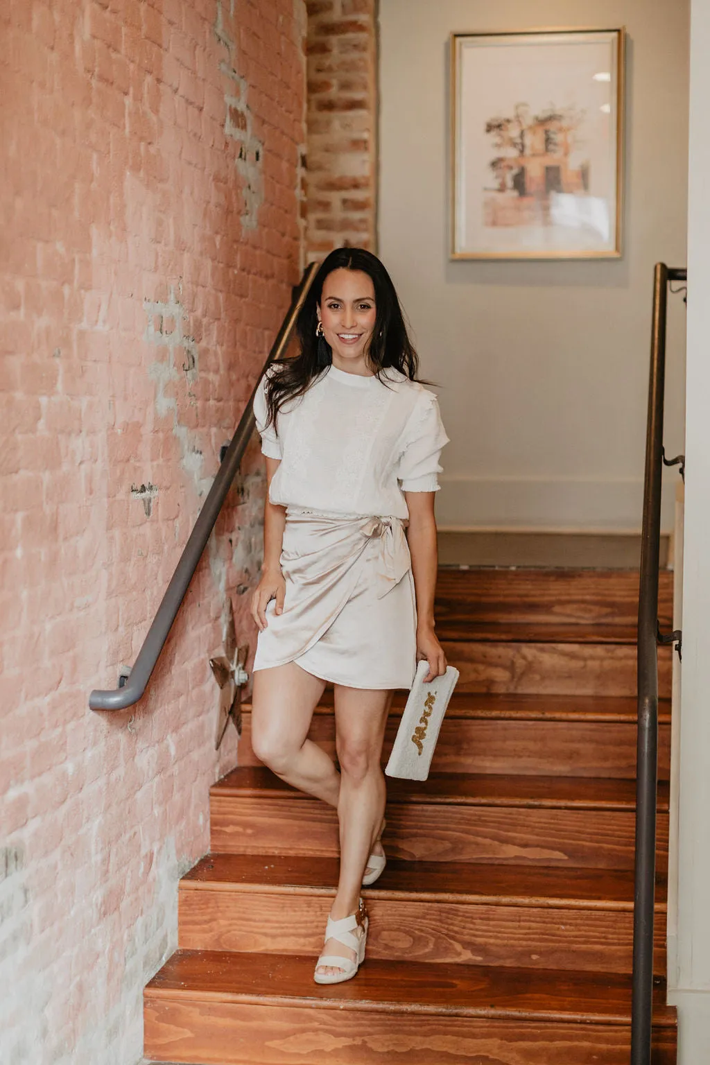 LANEY MINI WRAP SKIRT