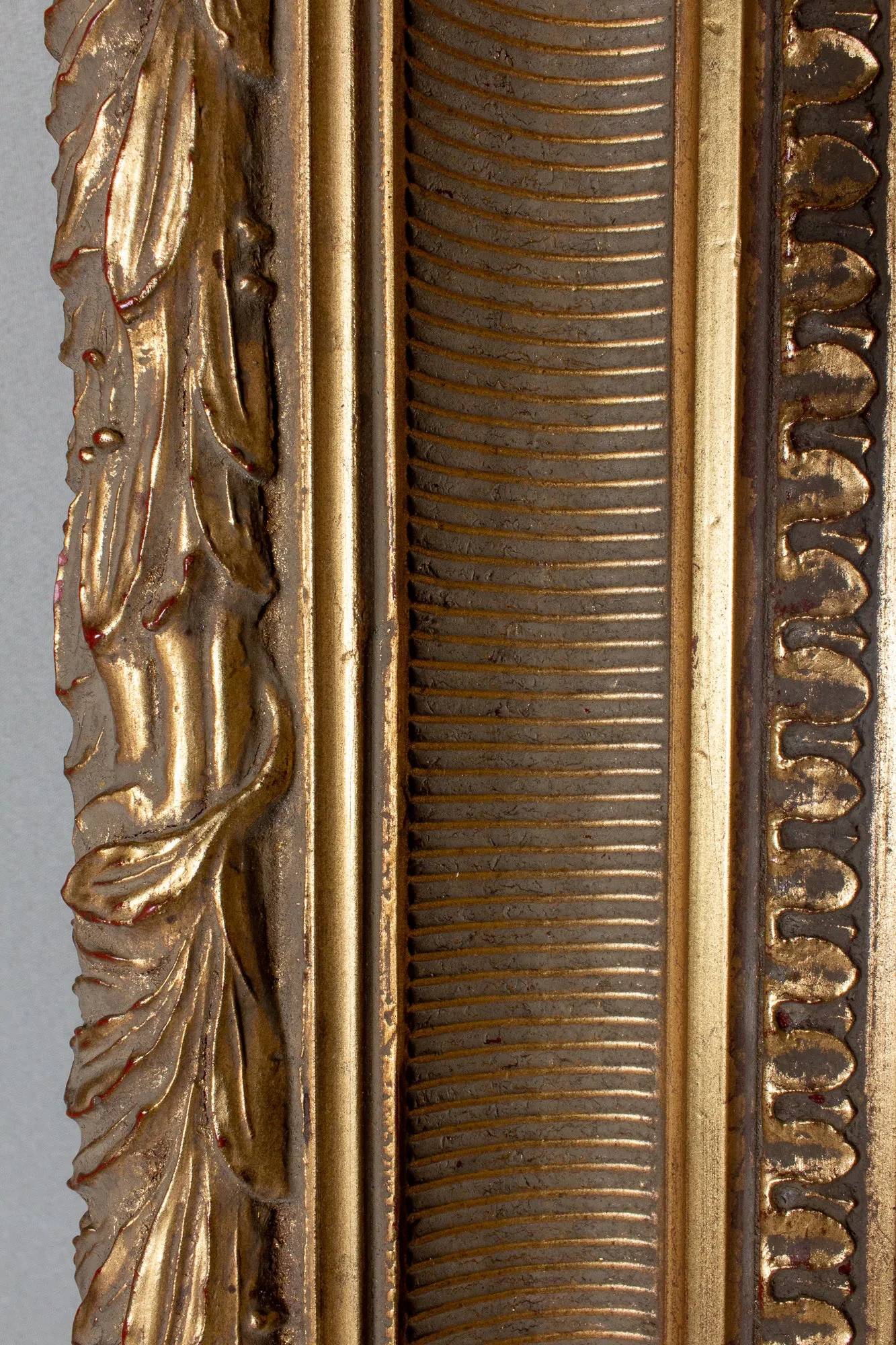 Large Antique French Gilt Frame Mirror