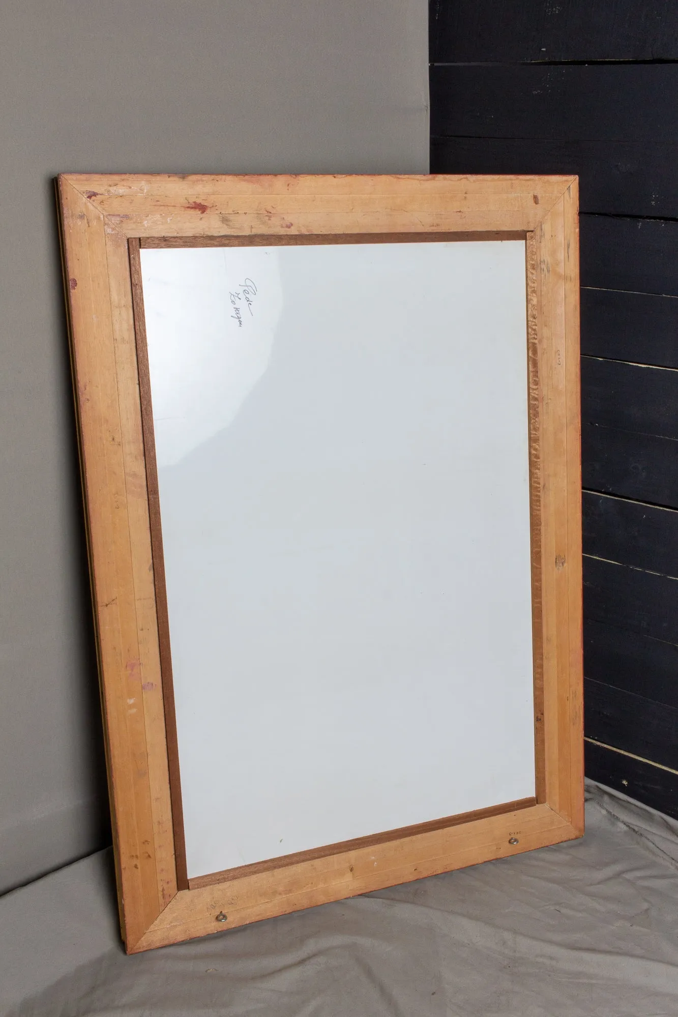 Large Antique French Gilt Frame Mirror