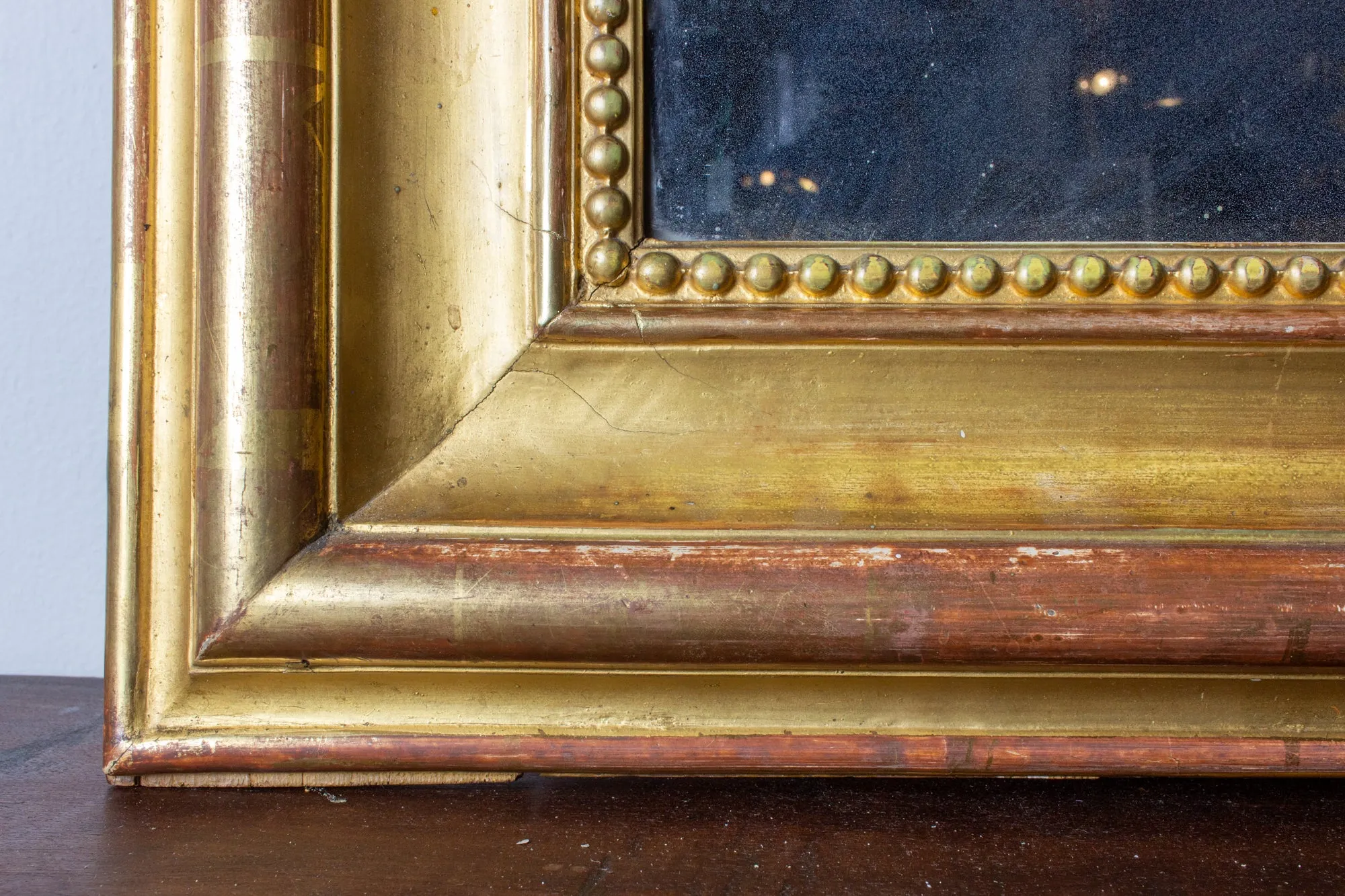 Large Antique French Gilt Louis Philippe Mirror, circa 1830